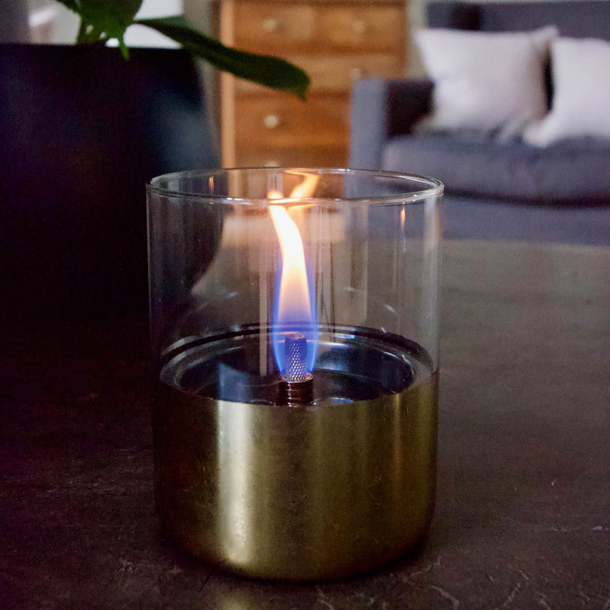 Tenderflame Lilly Lykta 10 cm Guld