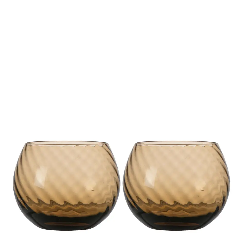 Opacity Juomalasi 22 cl 2 kpl Ruskea