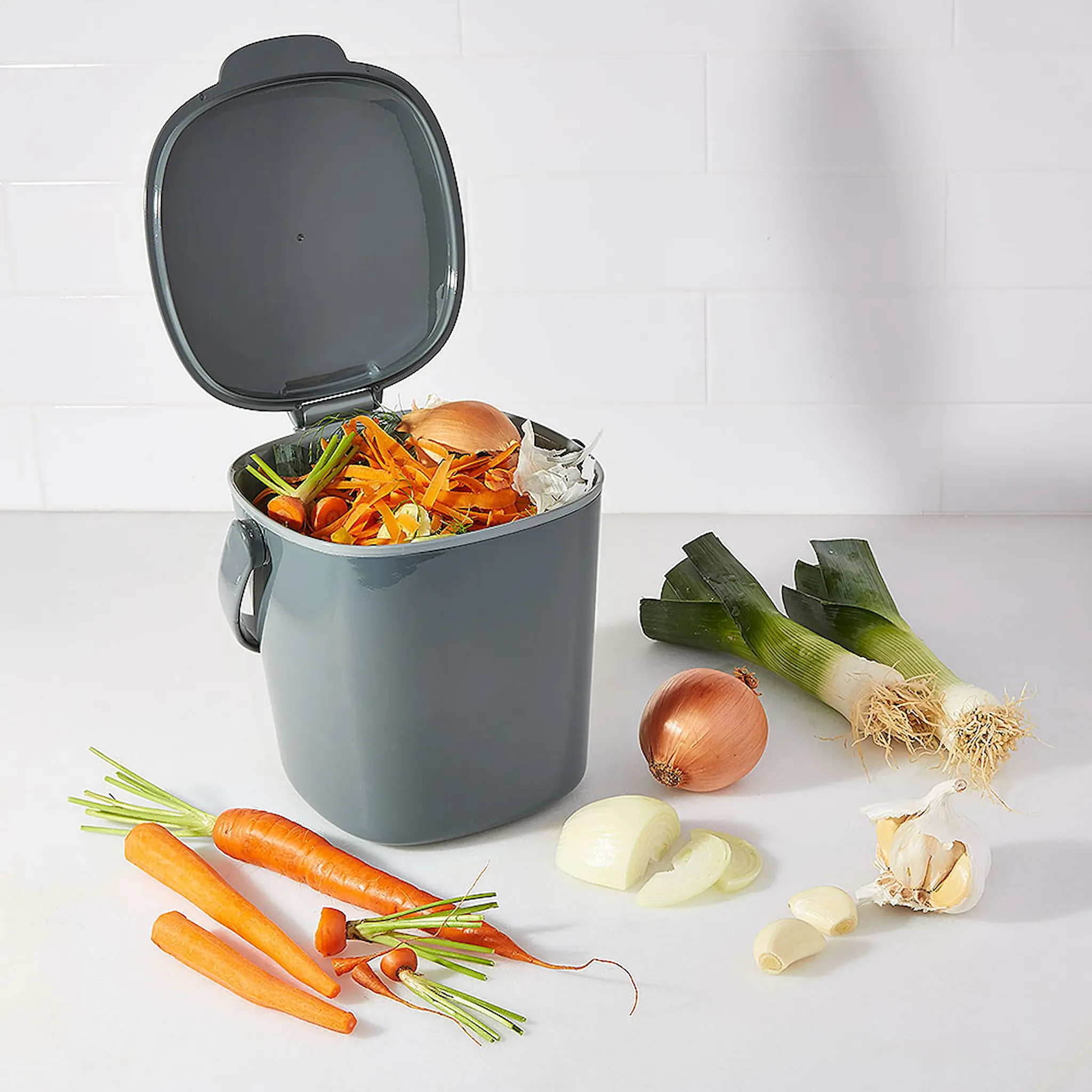 Oxo Easy-Clean Kompostkärl 2,8 L Charcoal