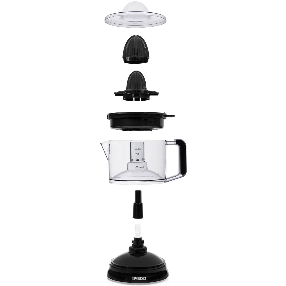 PRINCESS Juicepress klassisk 10 cm 25W svart