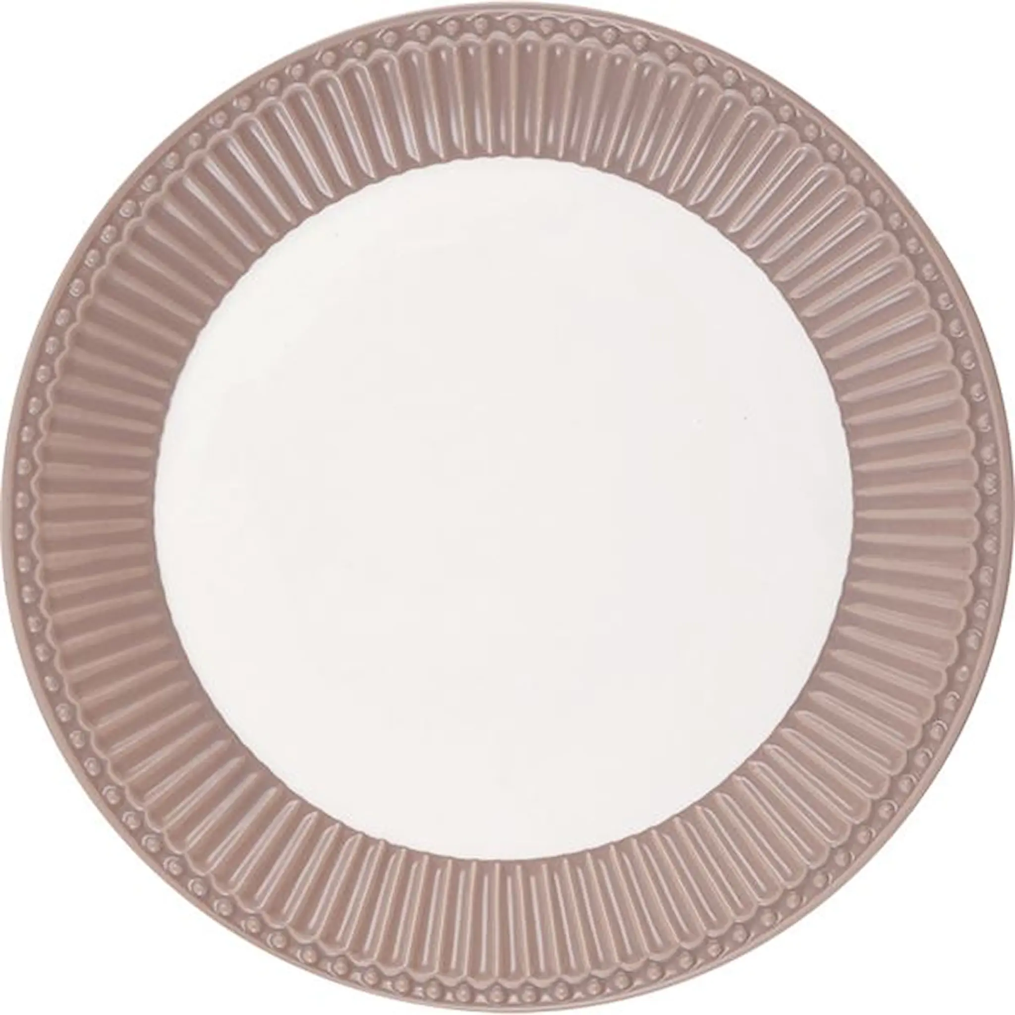GreenGate Everyday Alice tallrik 23 cm hazelnut brown