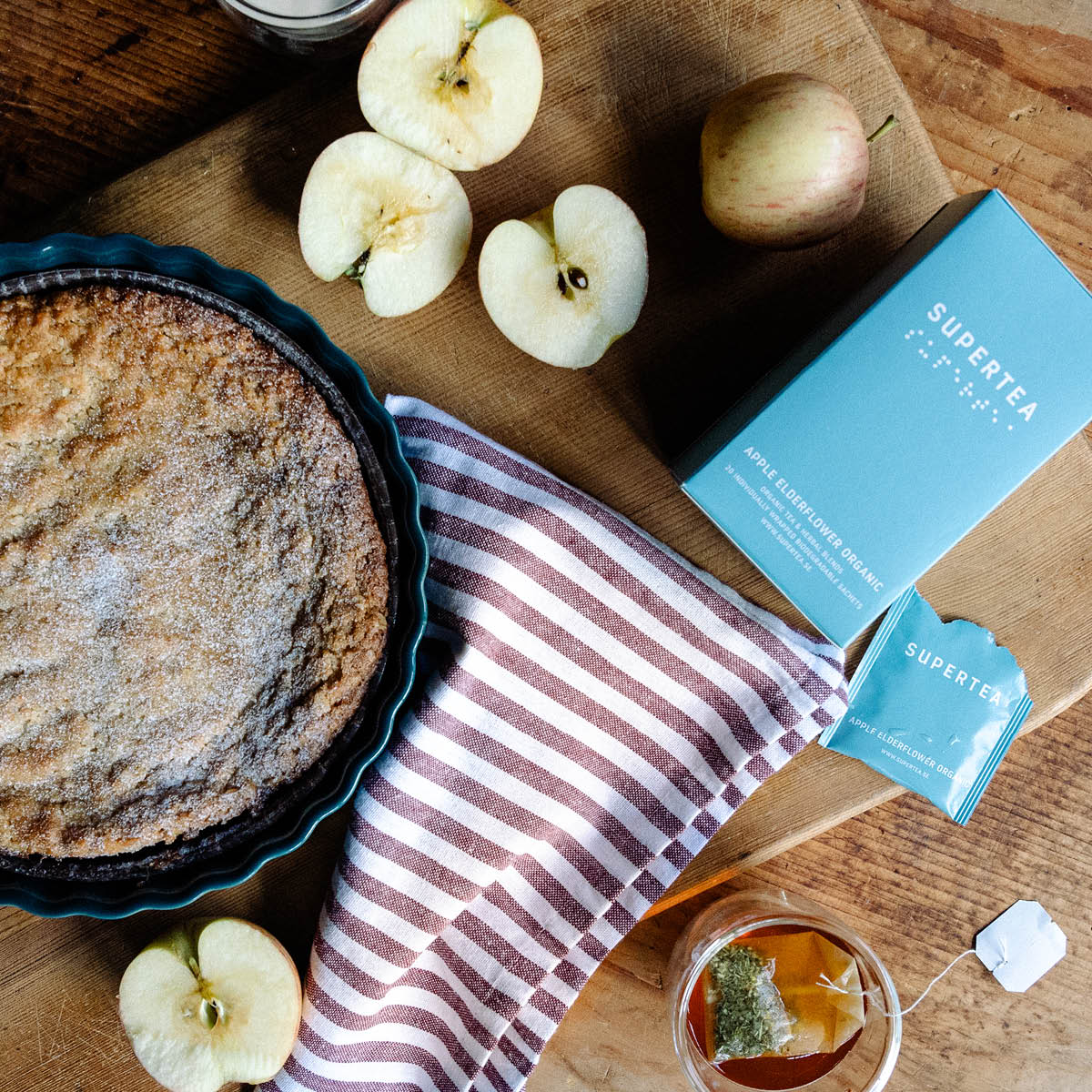 Teministeriet Supertea ekologiskt örtte 30g 20-pack äpple fläderblom