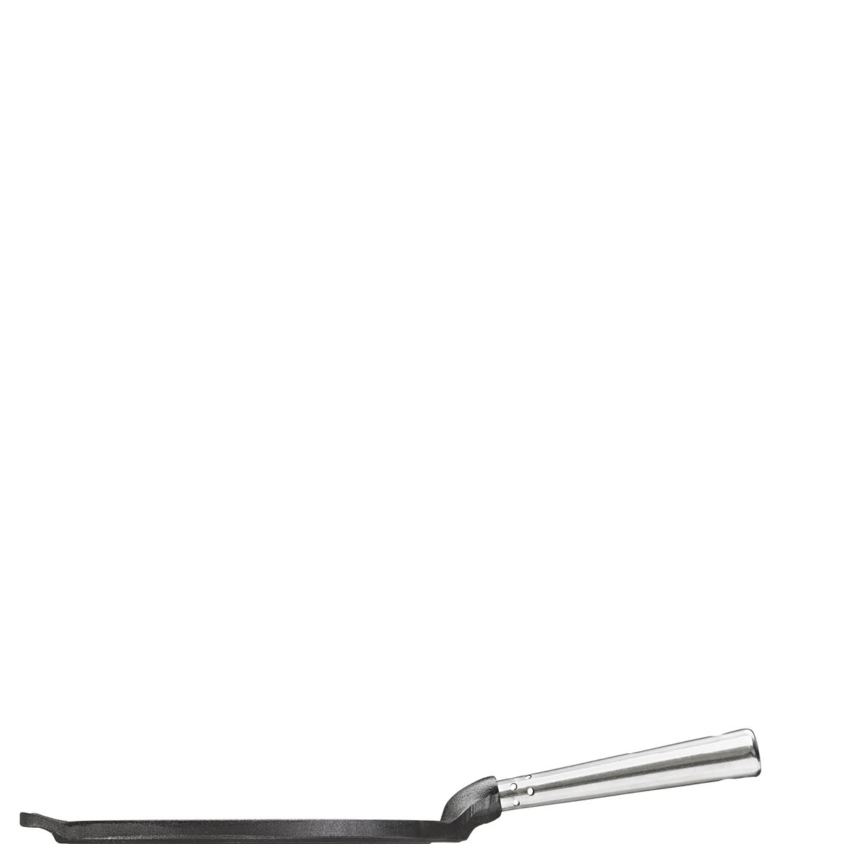 Skeppshult Professional hjerteformet lappepanne med stål håndtak 23 cm støpejern