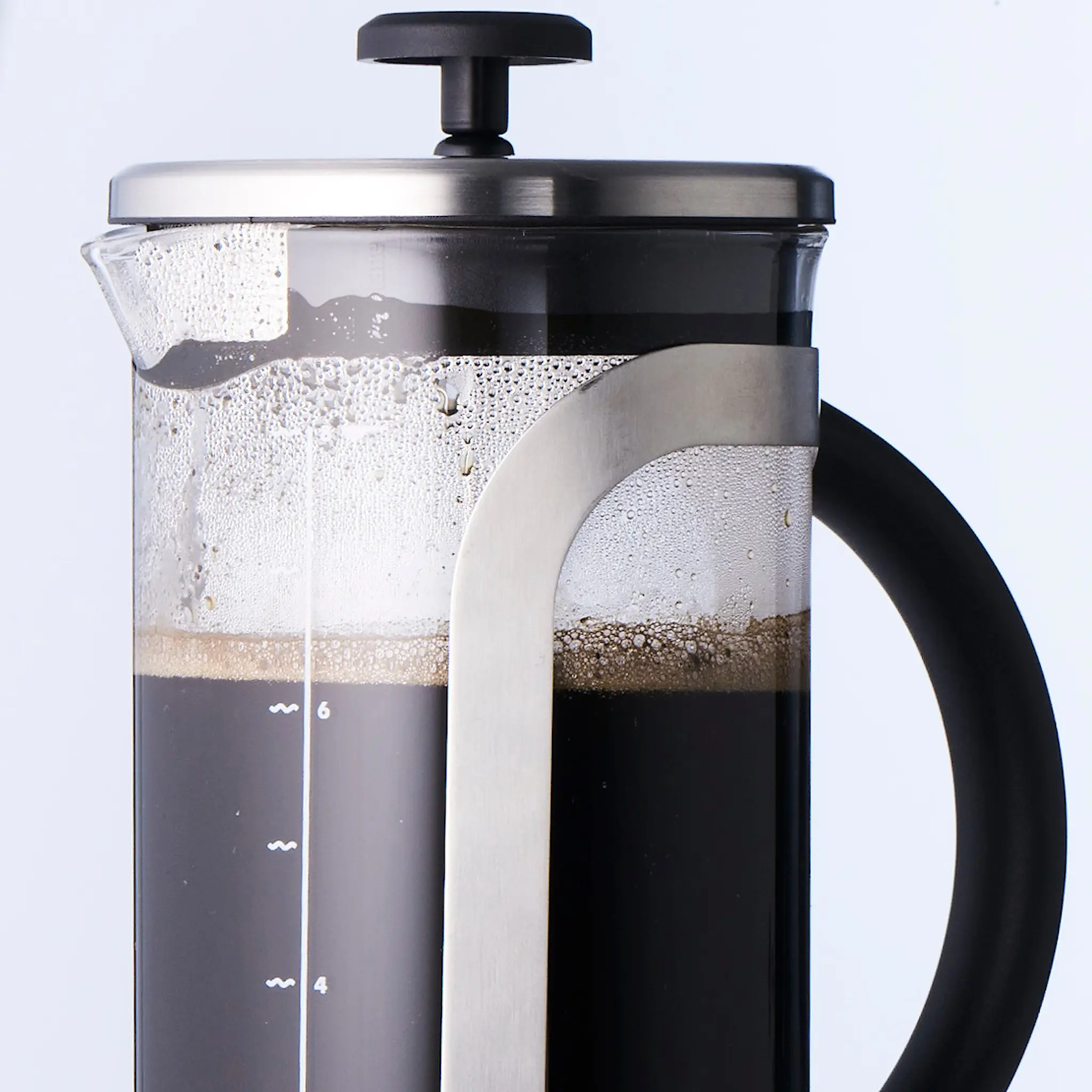 Aerolatte Presskanna 8 koppar svart