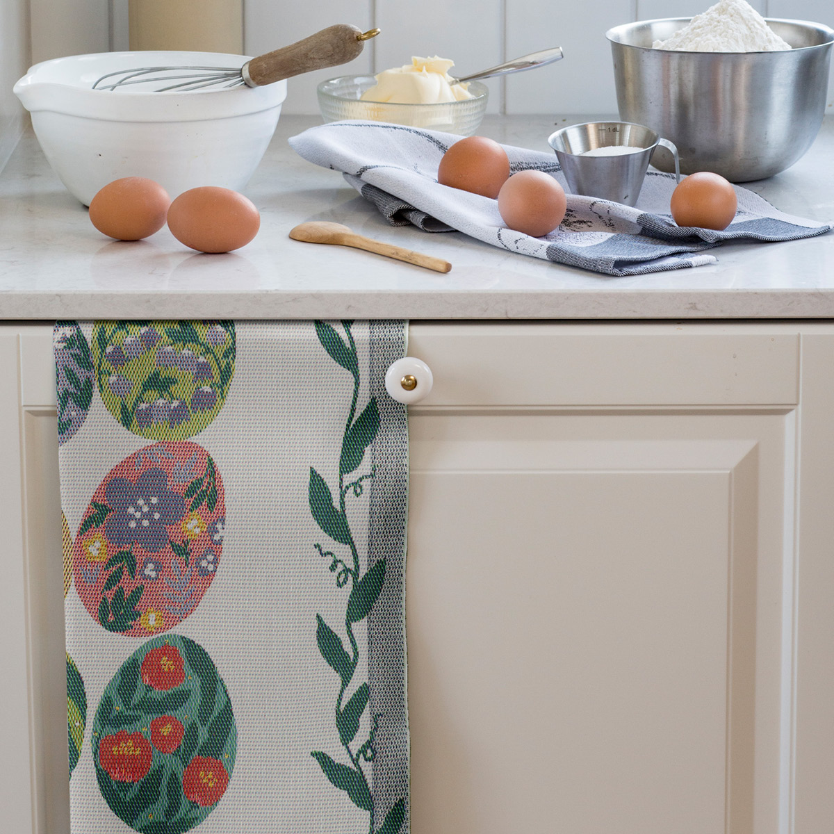 Ekelund Egg Collection håndkle 35x50 cm flerfarget