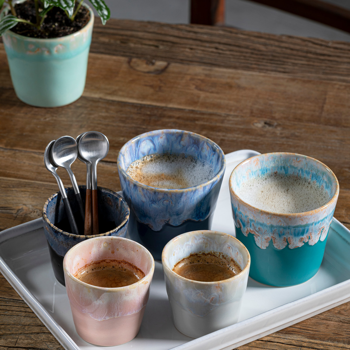 Costa Nova Gres Espressokuppi 10 cl 6,5x6 cm Minttu