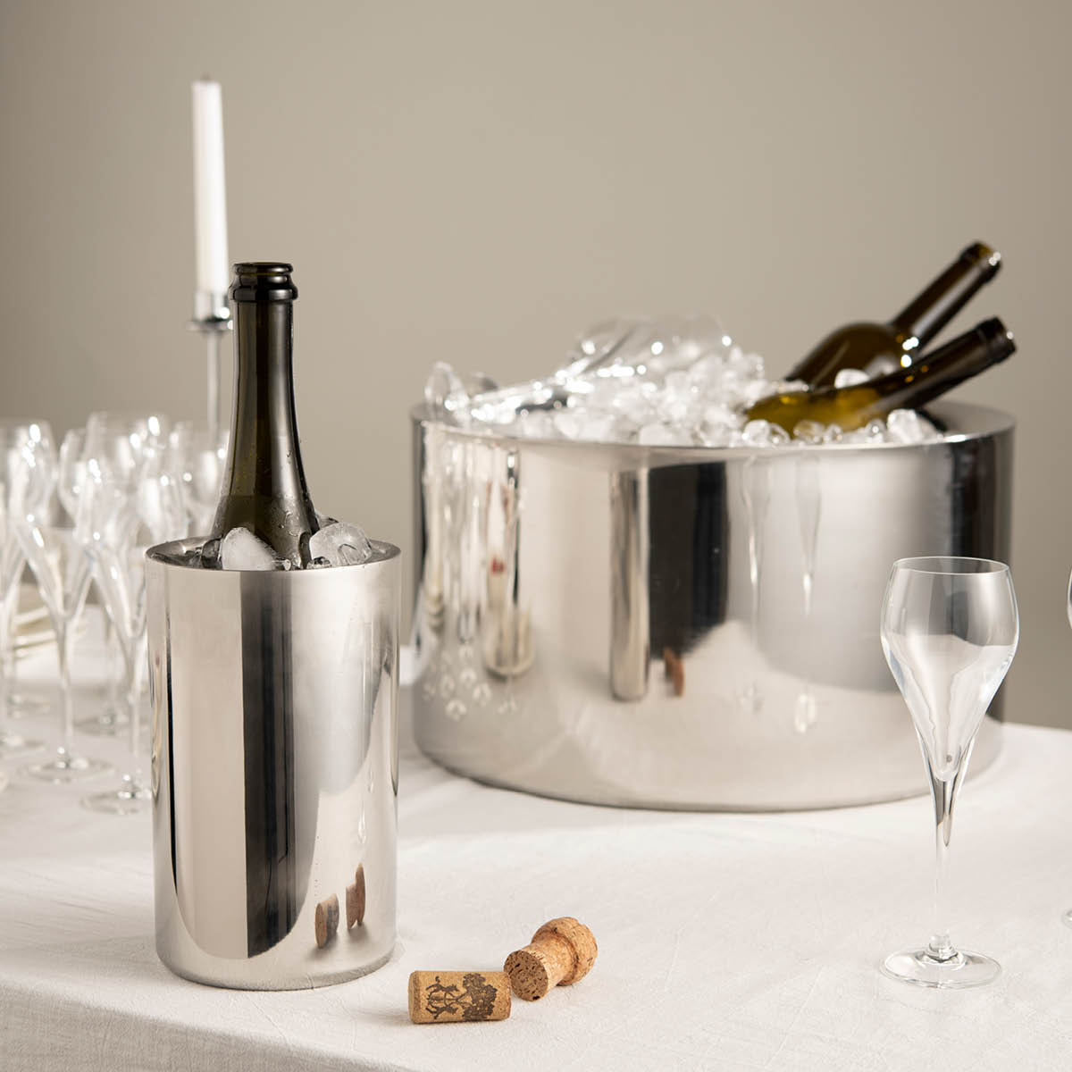 Stiernholm Drink Collection samppanjajäähdytin teräs