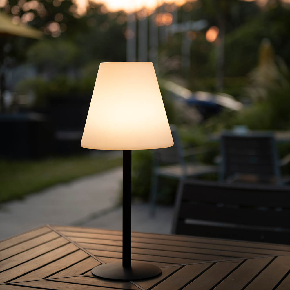 Stiernholm Glow bordslampa 45 cm svart/vit