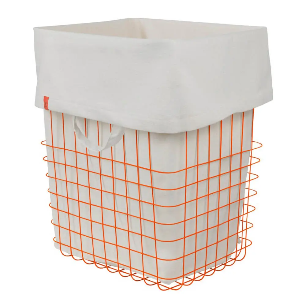 STORE-IT Metallikori kankaalla 40x32x50 cm Oranssi
