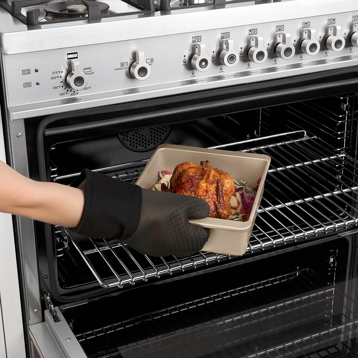 Oxo Ugnhandske Silikon Svart