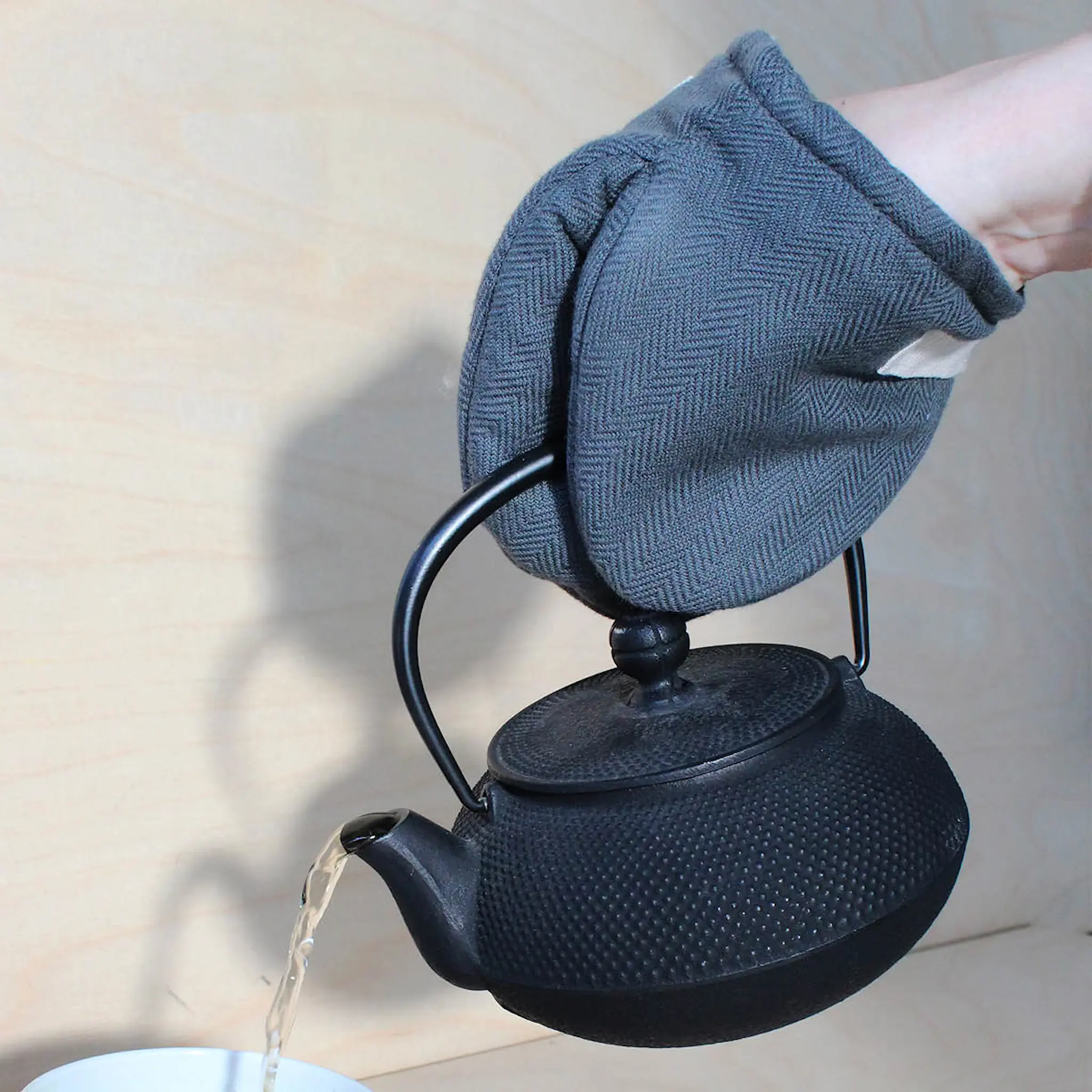 The Organic Company Grytlappar 14x14 cm 2-pack dark green