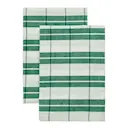 Chef kökshandduk 50x70 cm 2-pack grön/vit