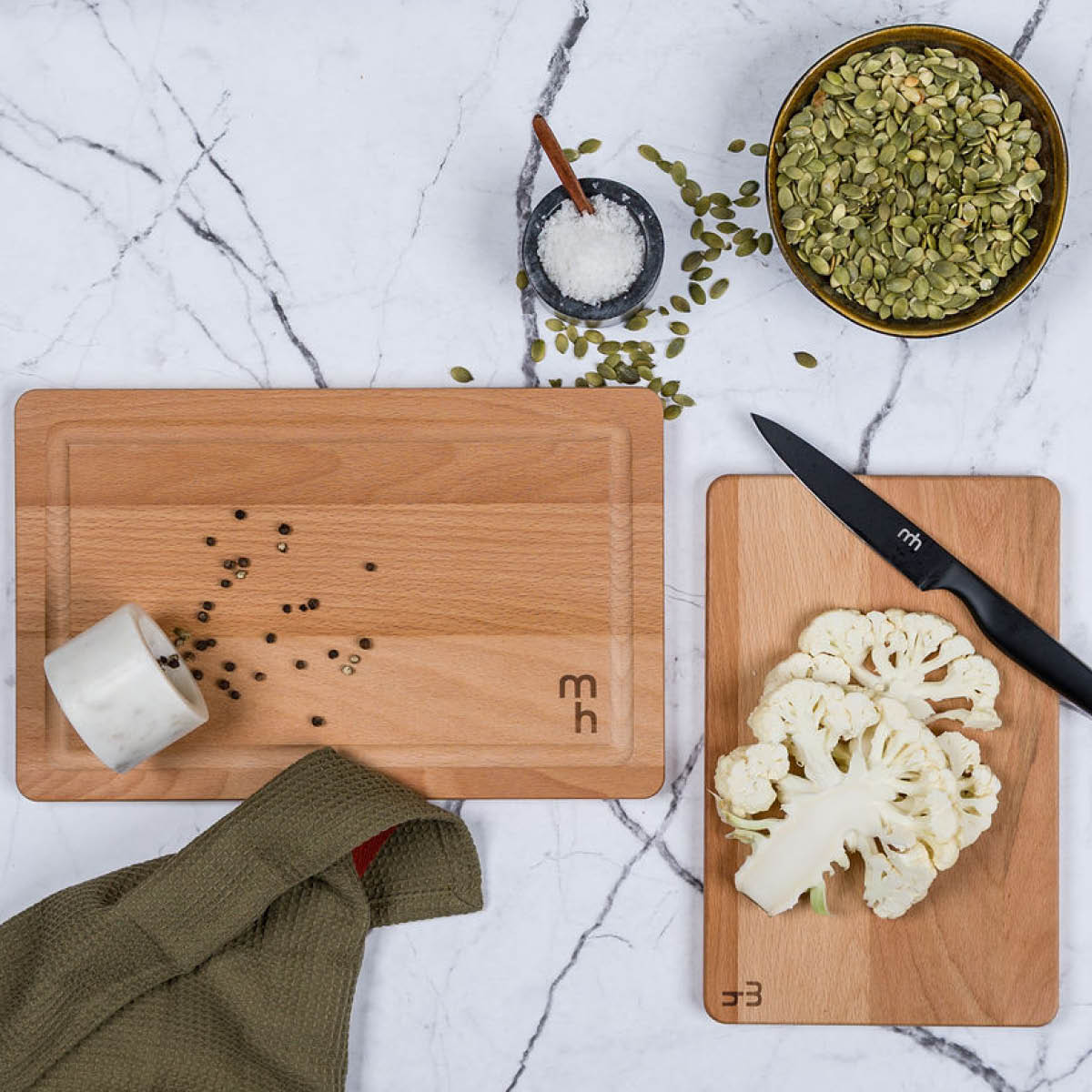 Modern House Skärbräda set 2 delar bok