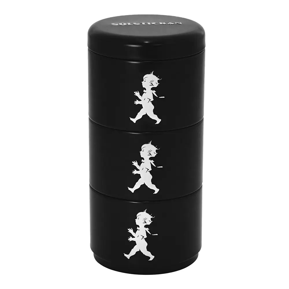 Säilytyspurkki 3 osaa Musta