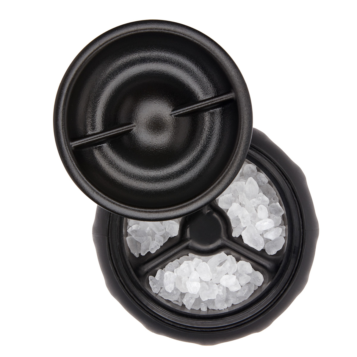 Oxo Saltkvarn spillfri 14 cm stål/svart