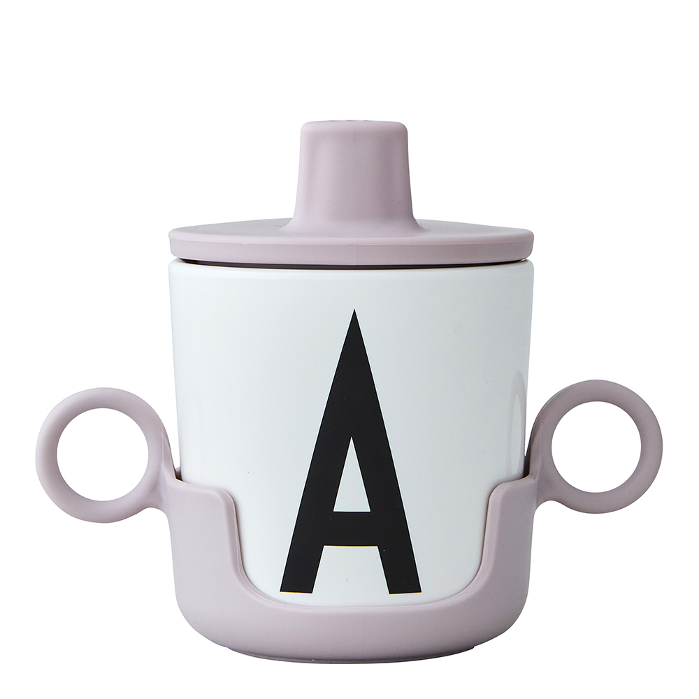 Design Letters Handtag För Melamin Mugg Lavender