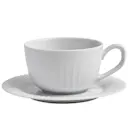 Hammershøi Kaffekopp Med Fat 25 cl Vit