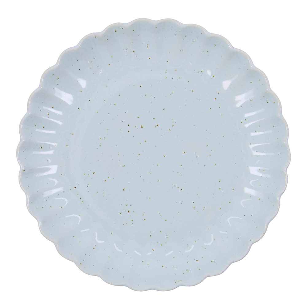 House Doctor - Scallop lautanen 20 cm vaaleansininen