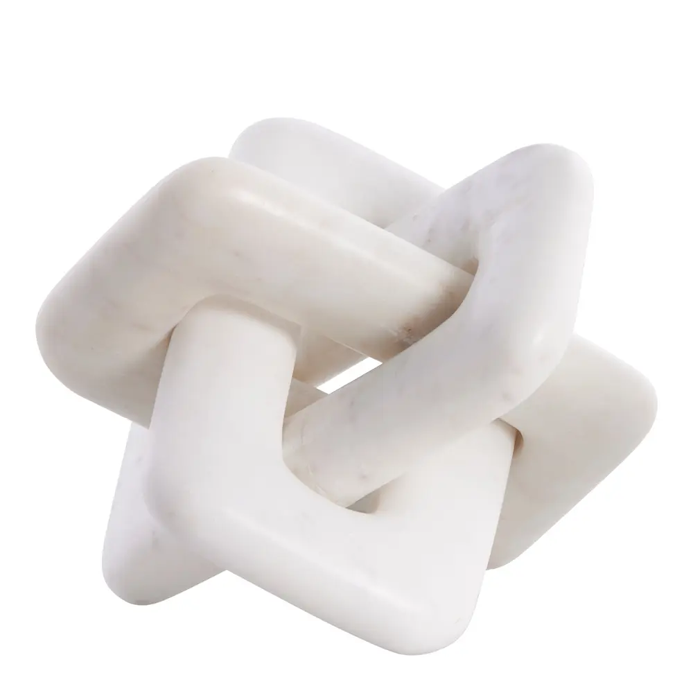 Ellia dekorasjon 15 cm hvit