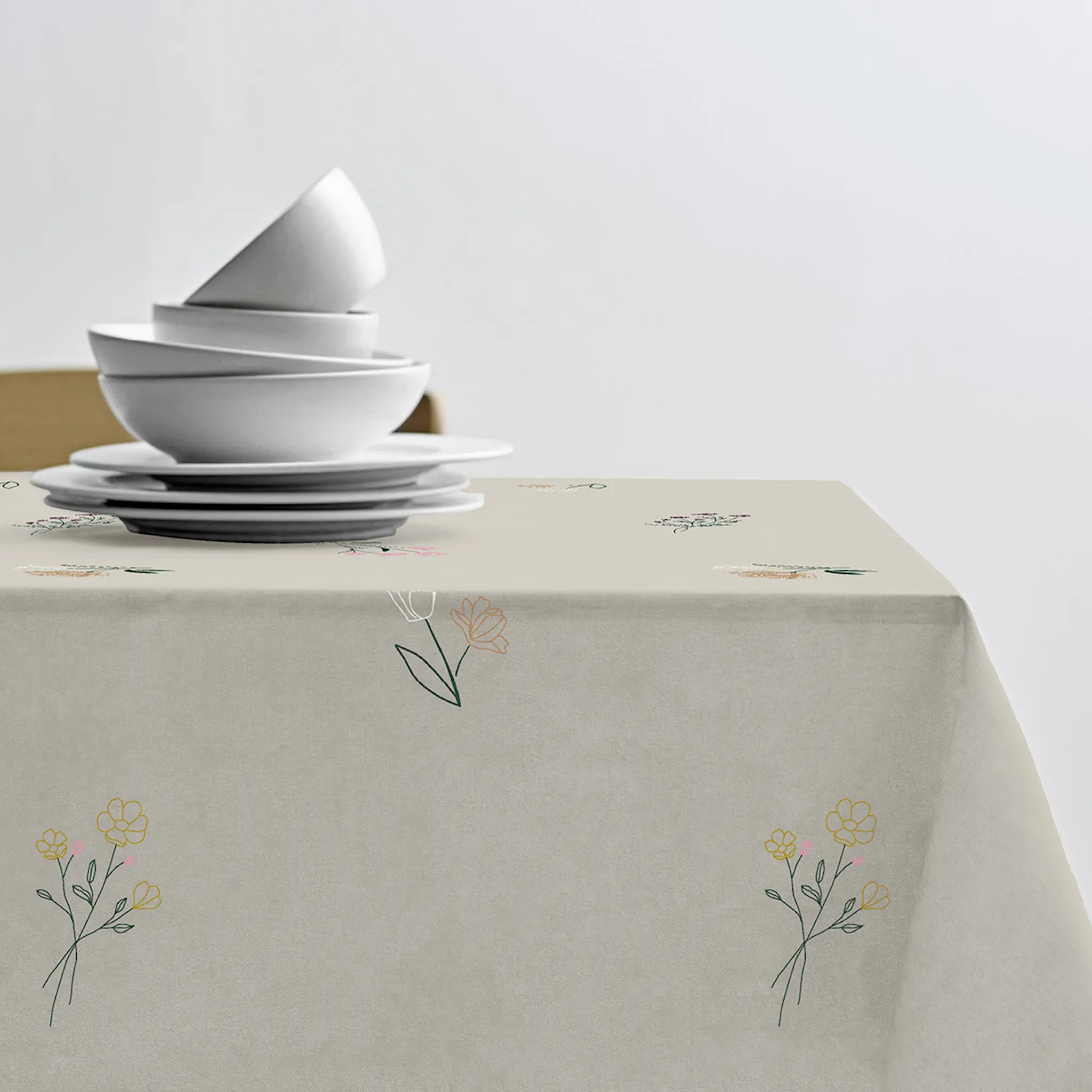 Södahl Charm duk 140x270 cm beige