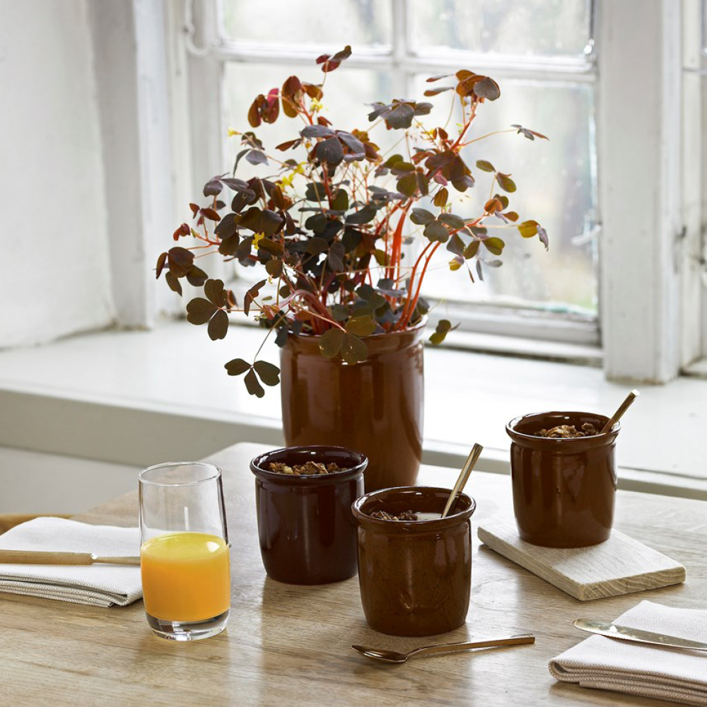 Knabstrup Keramik Knabstrup Syltkruka 1 L Terracotta