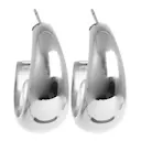 Steel - Soft Coll örhängen 24 mm silver