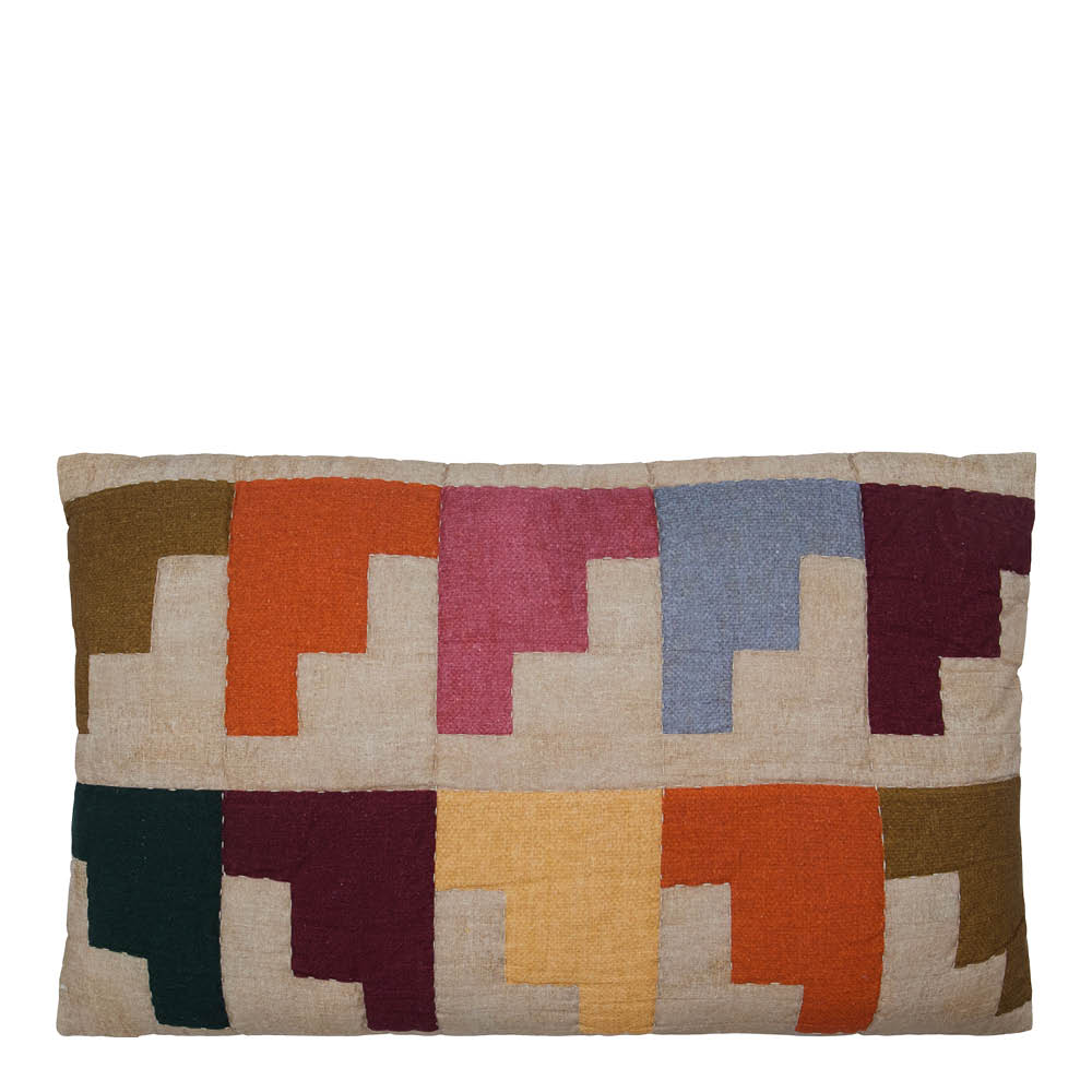 House Doctor - Tyynynpäällinen Block 50x30 cm monivärinen