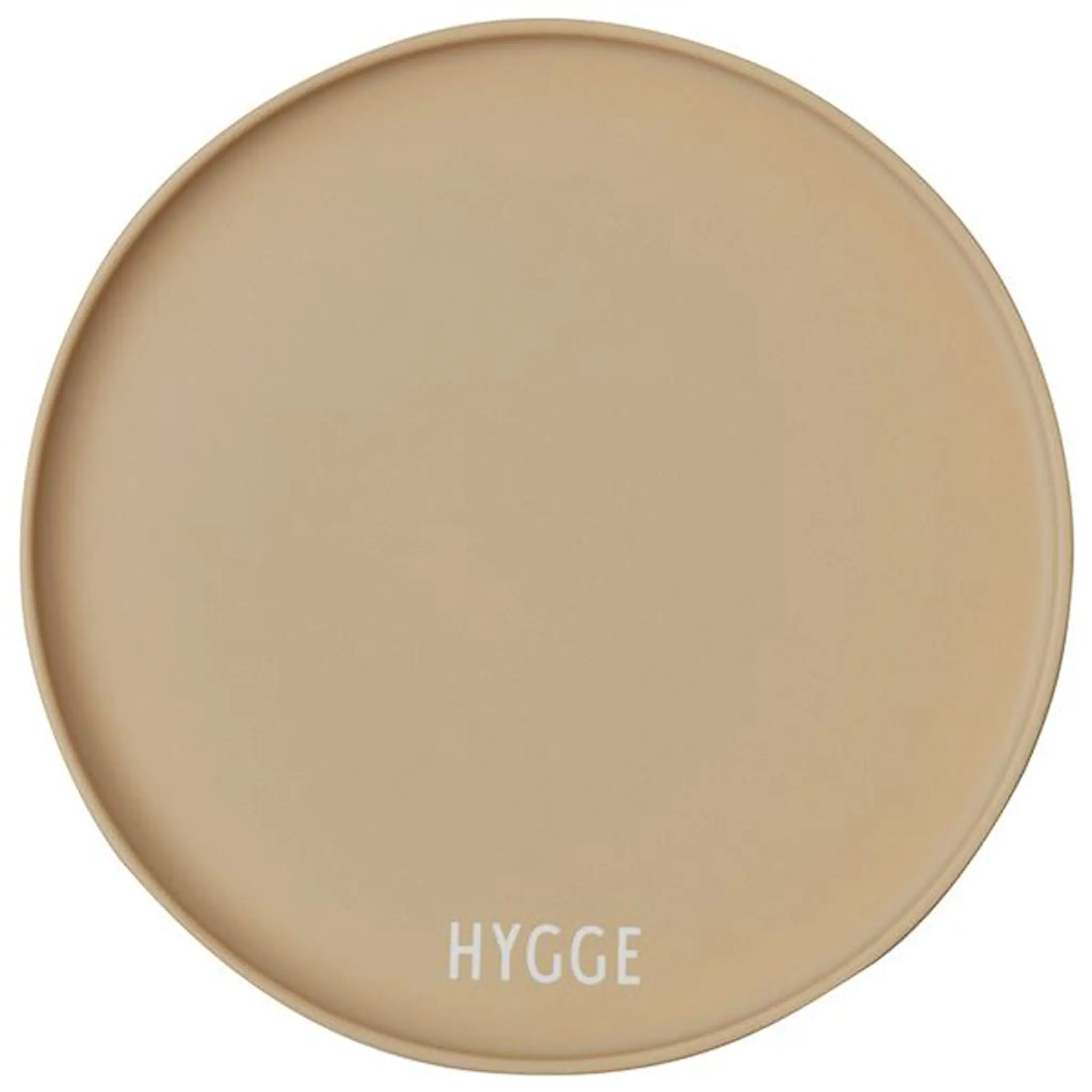 Design Letters Favourite Tallrik Hygge 22 cm Beige