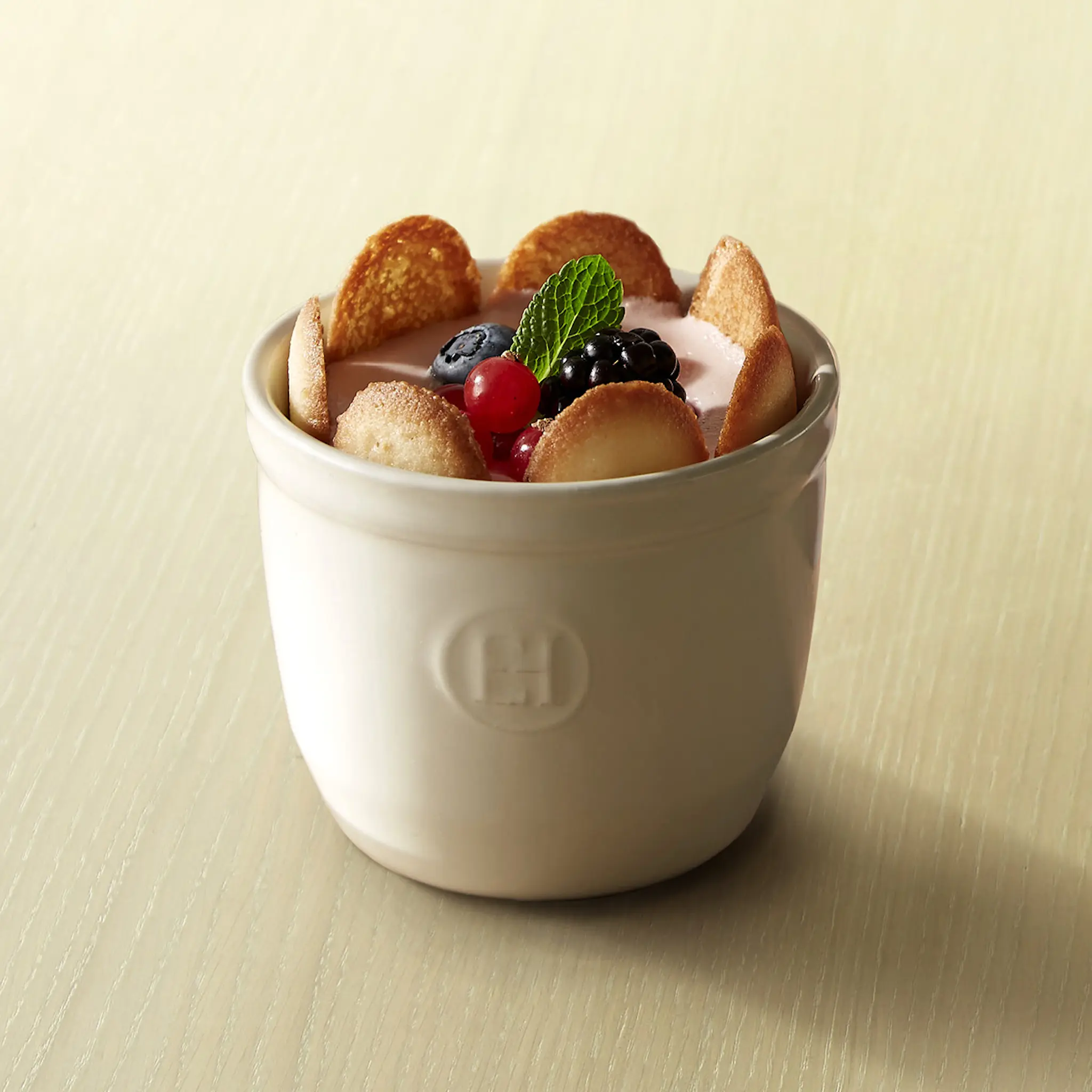 Emile Henry Ramekin n°8 form 8,5 cm kräm