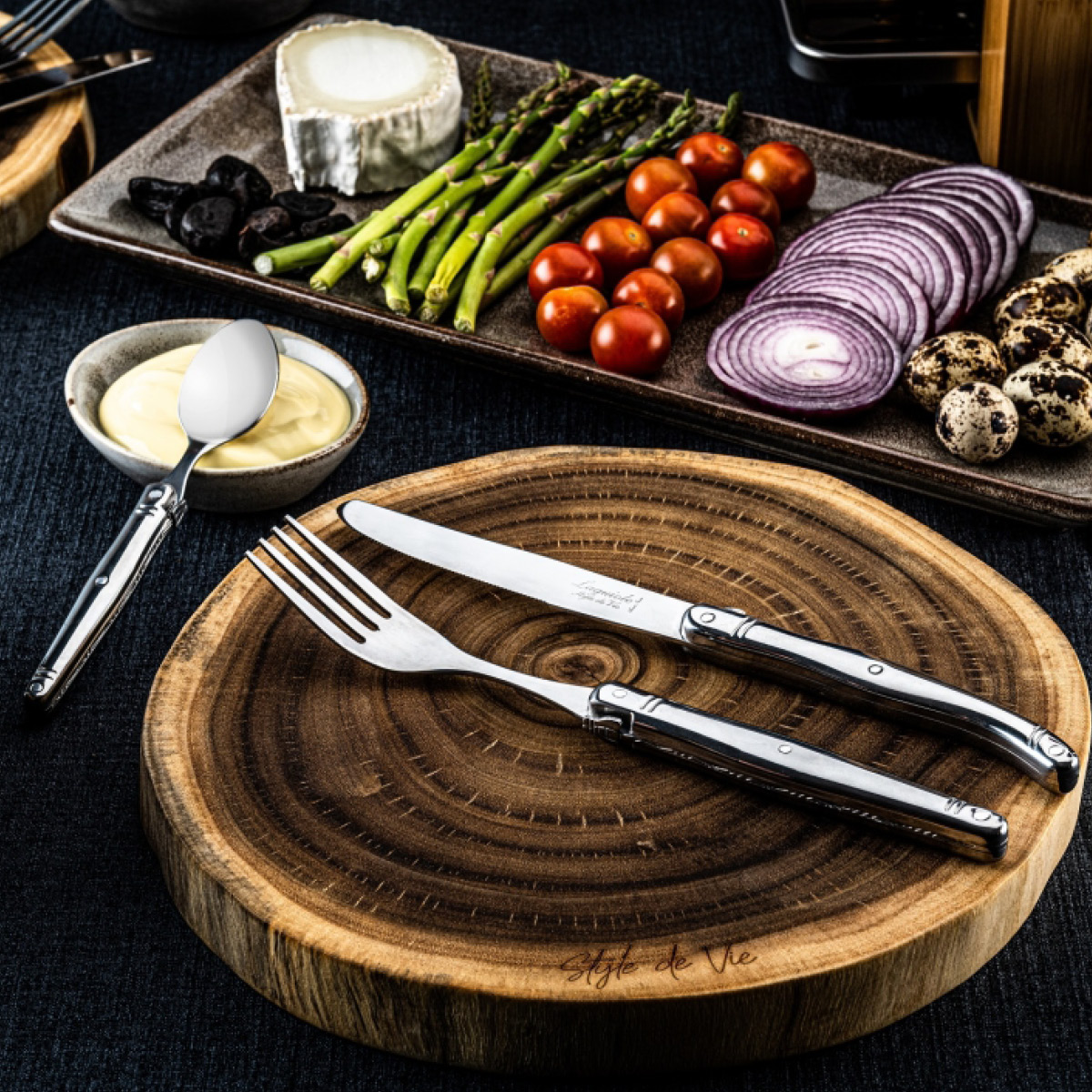 Laguiole Style de Vie Bestickset 24 delar stål