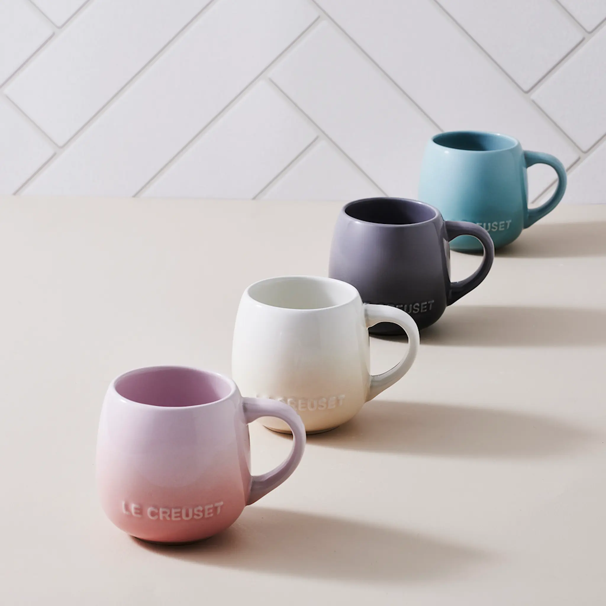 Le Creuset Coupe Collection kaffekopp 32 cl shell pink hover