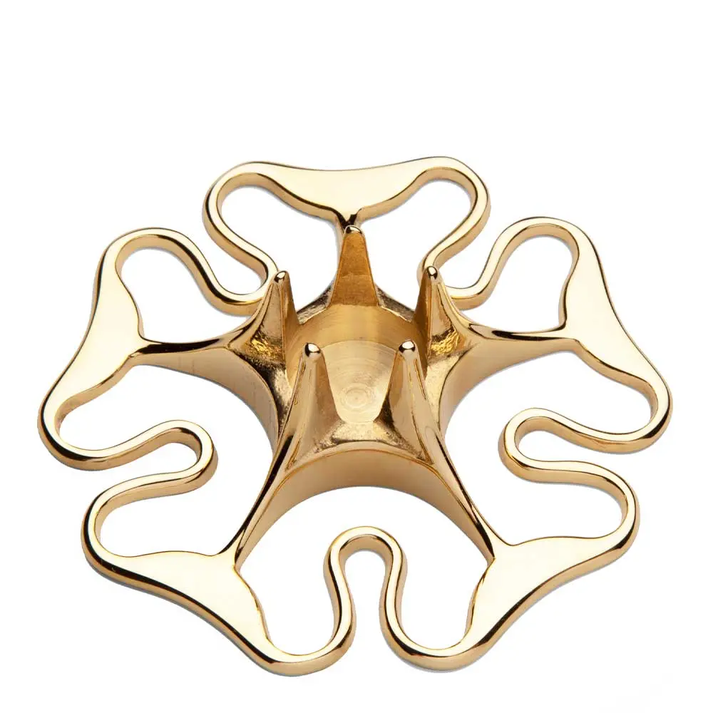 Rose Kynttilänjalka 9,5 cm Messinki