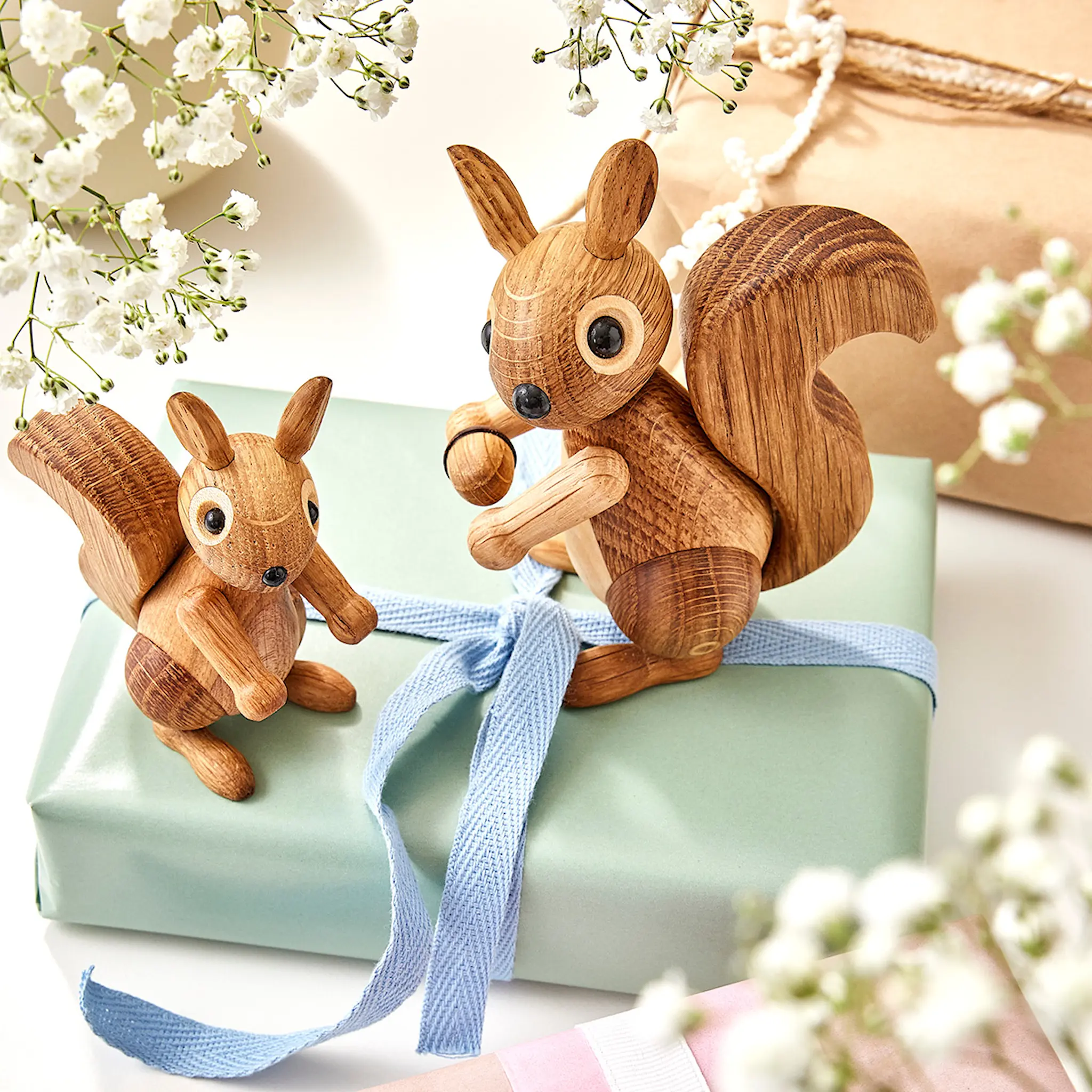 Spring Copenhagen Hazel trefigur Ekorn 11,5 cm hover