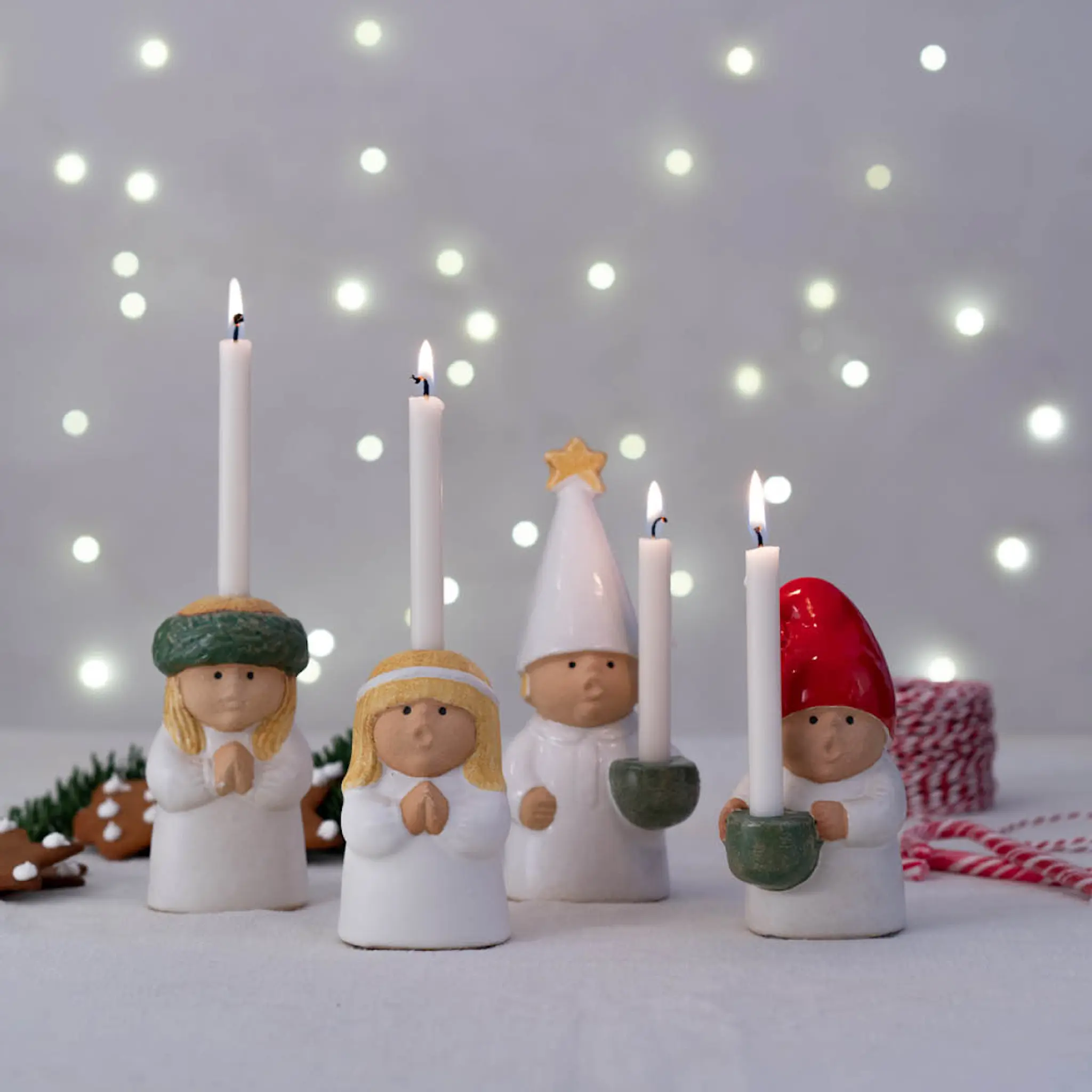 Rörstrand Lisa Larson Adventsbarn Tärna Vit