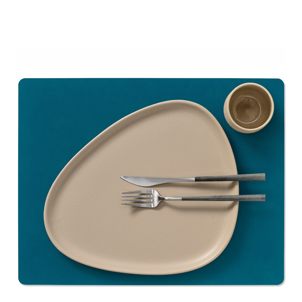 LIND DNA Square Nupo Pöytätabletti kaksipuolinen 35x45 cm Midnight Blue/Petrol