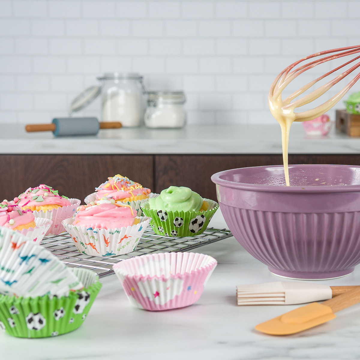 Modern House Chic kids muffinsform 40-pack enhörning