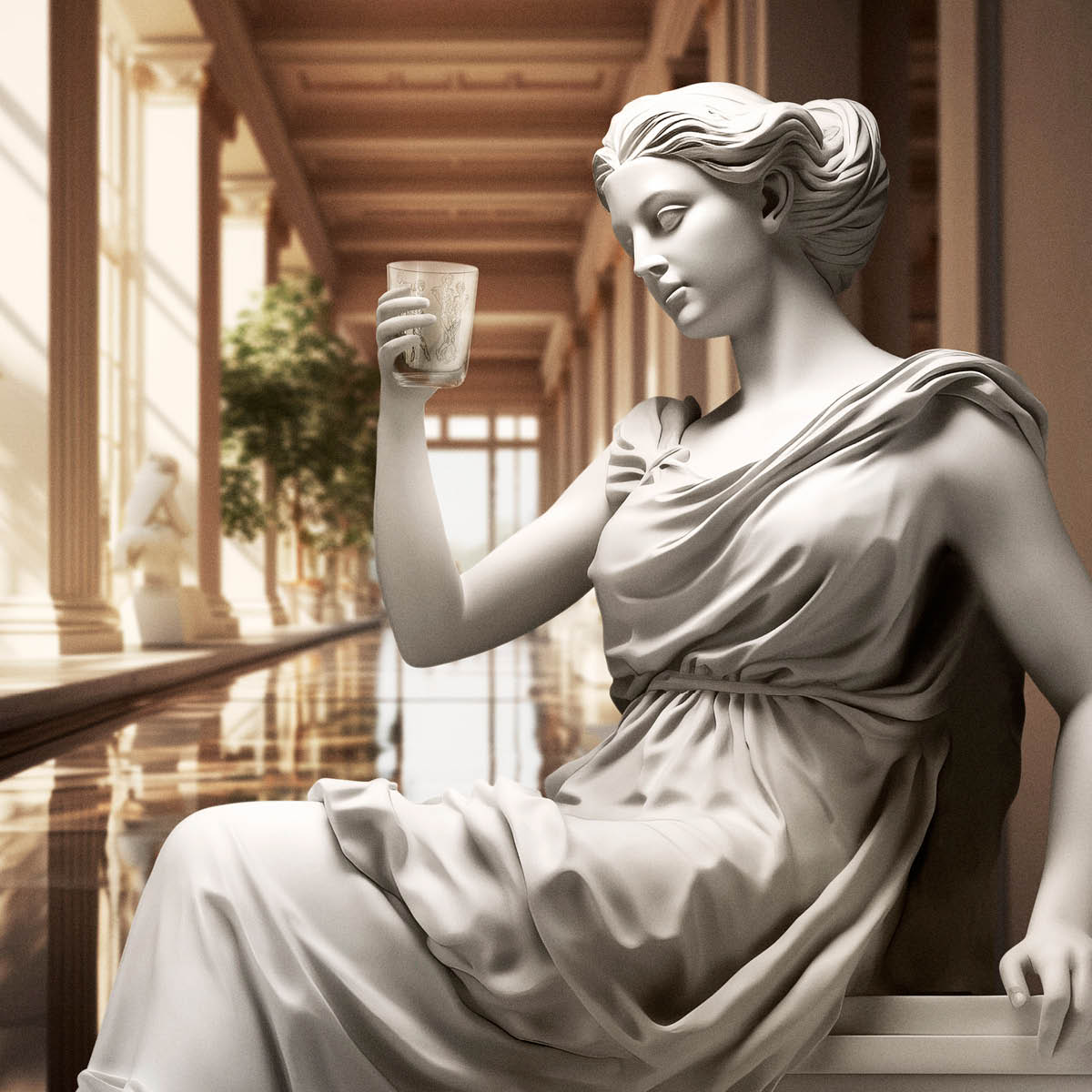 Frederik Bagger People vannglass 34 cl 2 stk