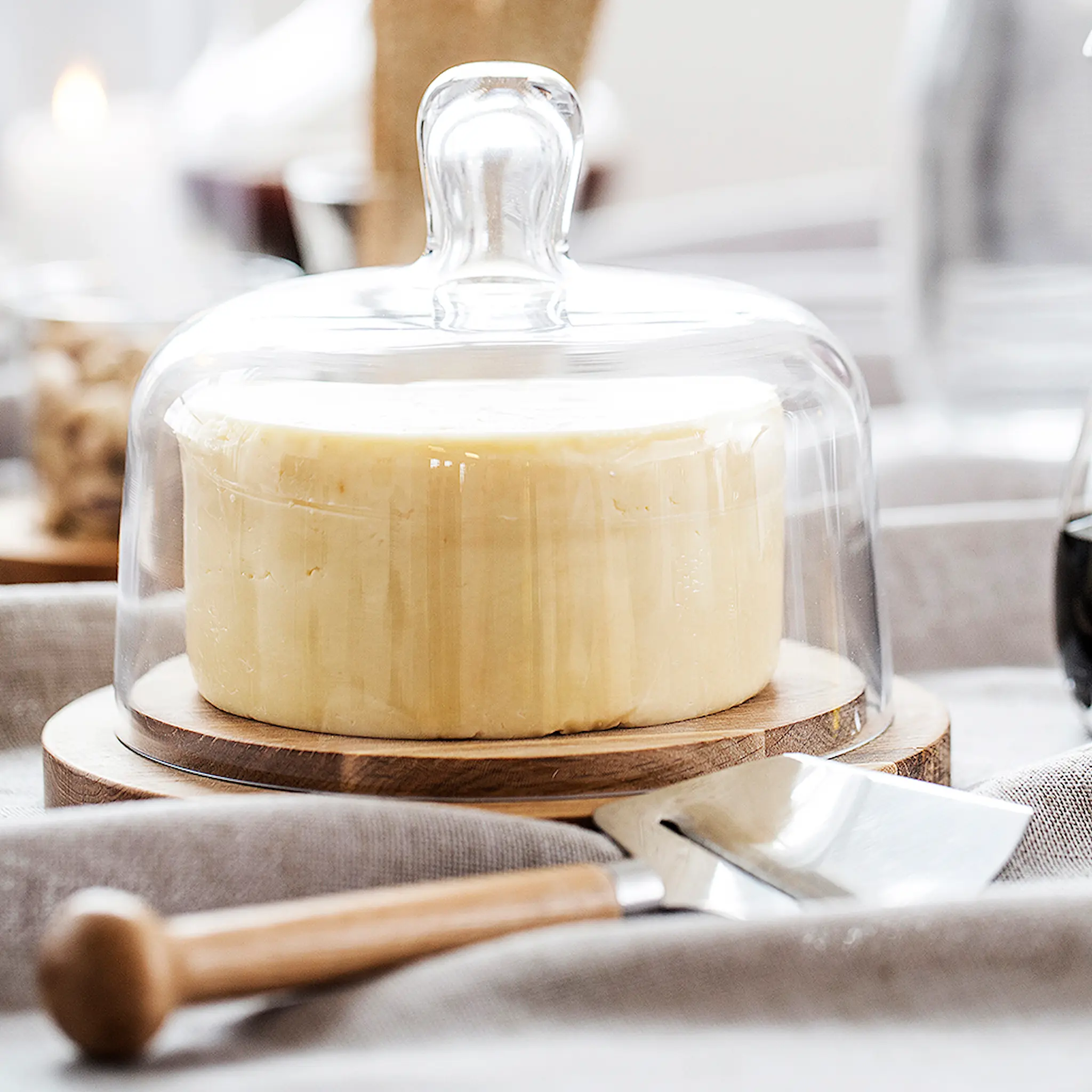 Sagaform Nature ssthyvel med integrerad ostkniv 23 cm ek