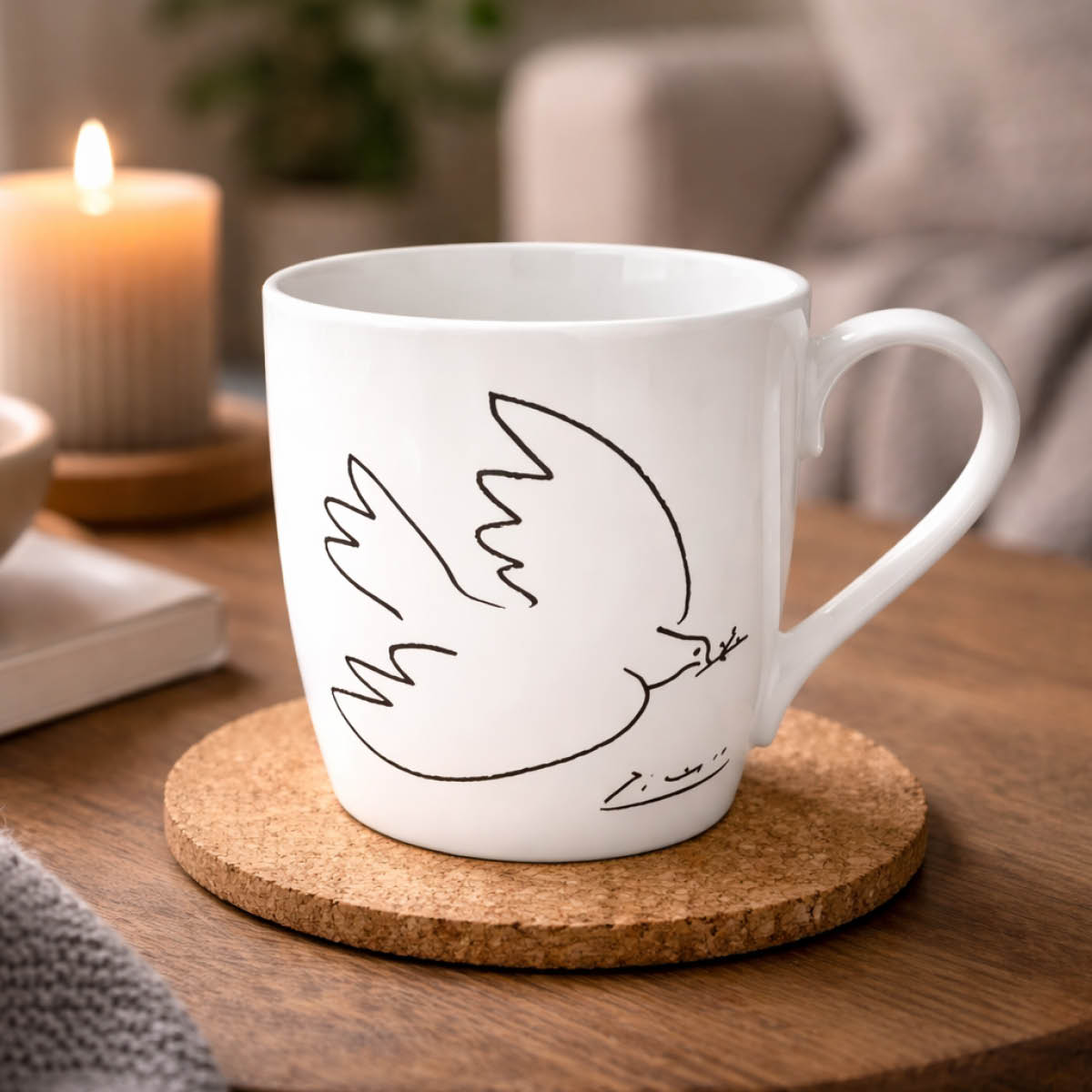 Könitz Picasso mugg 42,5 cl La Colombe de la Paix