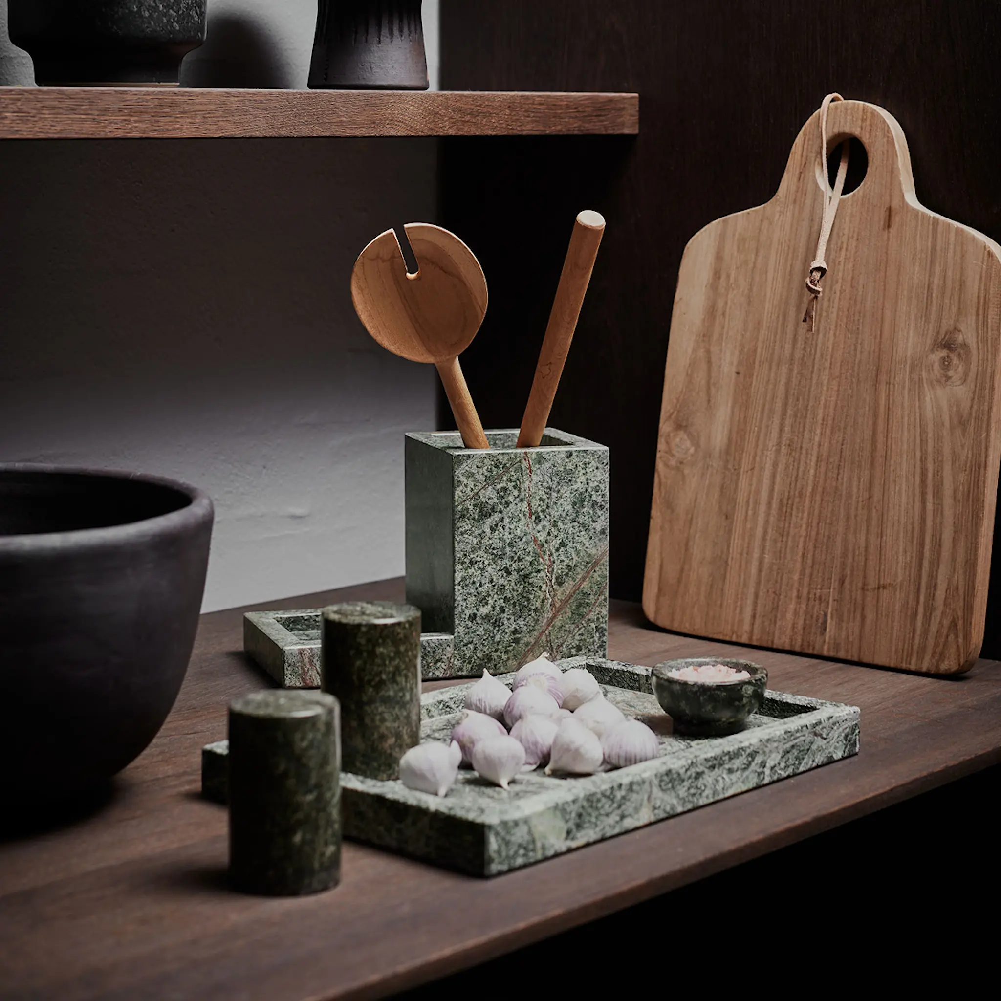 Muubs Vita saltskål 6,3 cm Mörk grå