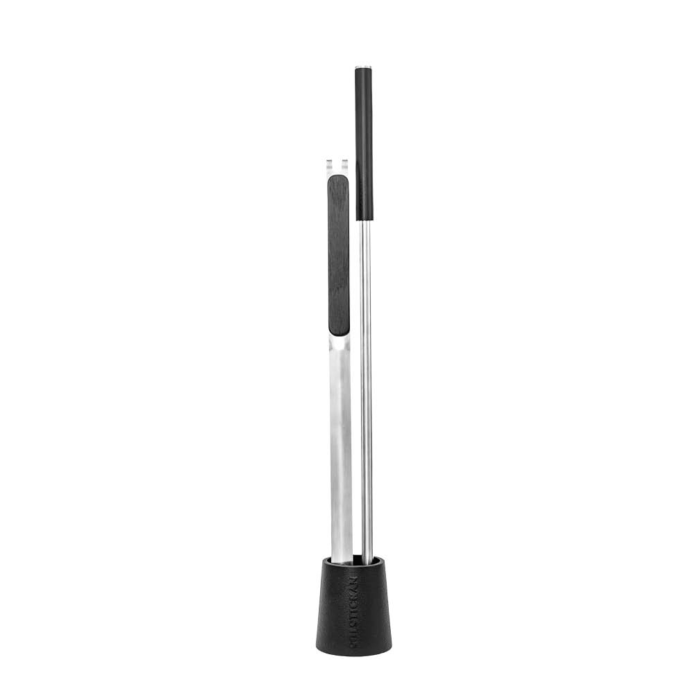 SOLSTICKAN - Solstickan Takkasetti 61 cm Musta/Teräs
