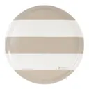 Stripes serveringsbricka 38x38 cm beige/vit