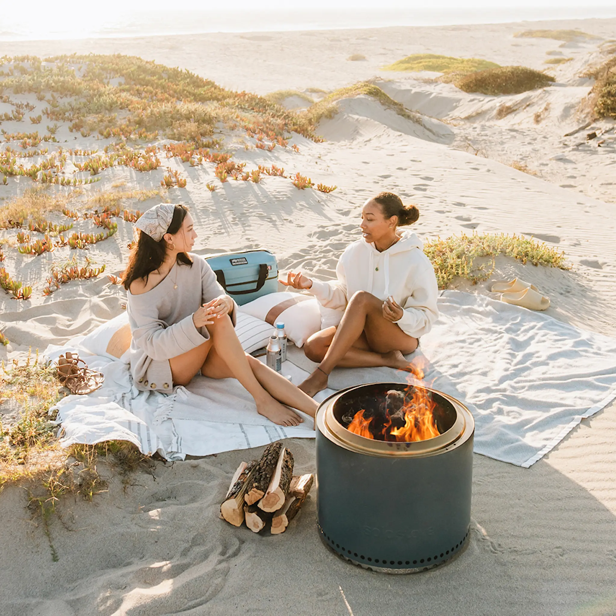Solo Stove Bonfire + stand 2.0 rökfri eldstad 49,5x44,5 cm water