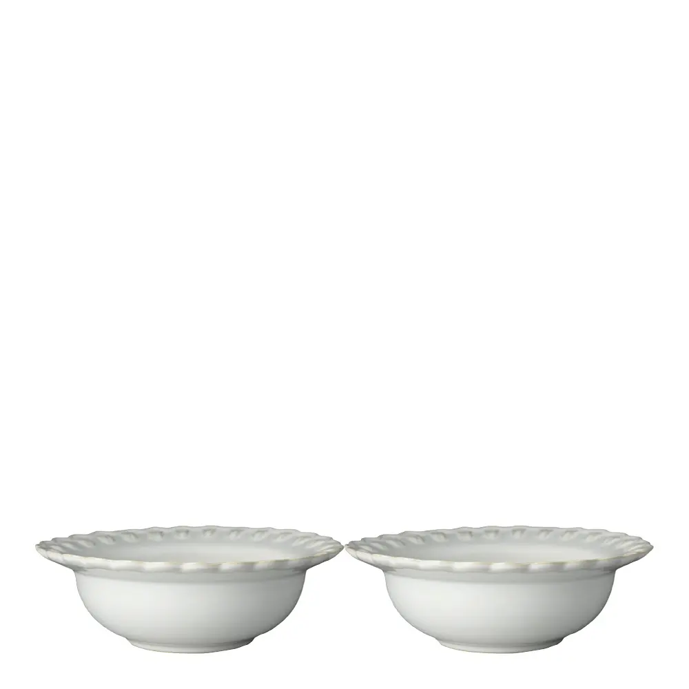 Tulipa Syvä lautanen 23 cm 2 kpl White