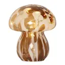 Funghi glasdekoration lampa 581-35 15 cm brun