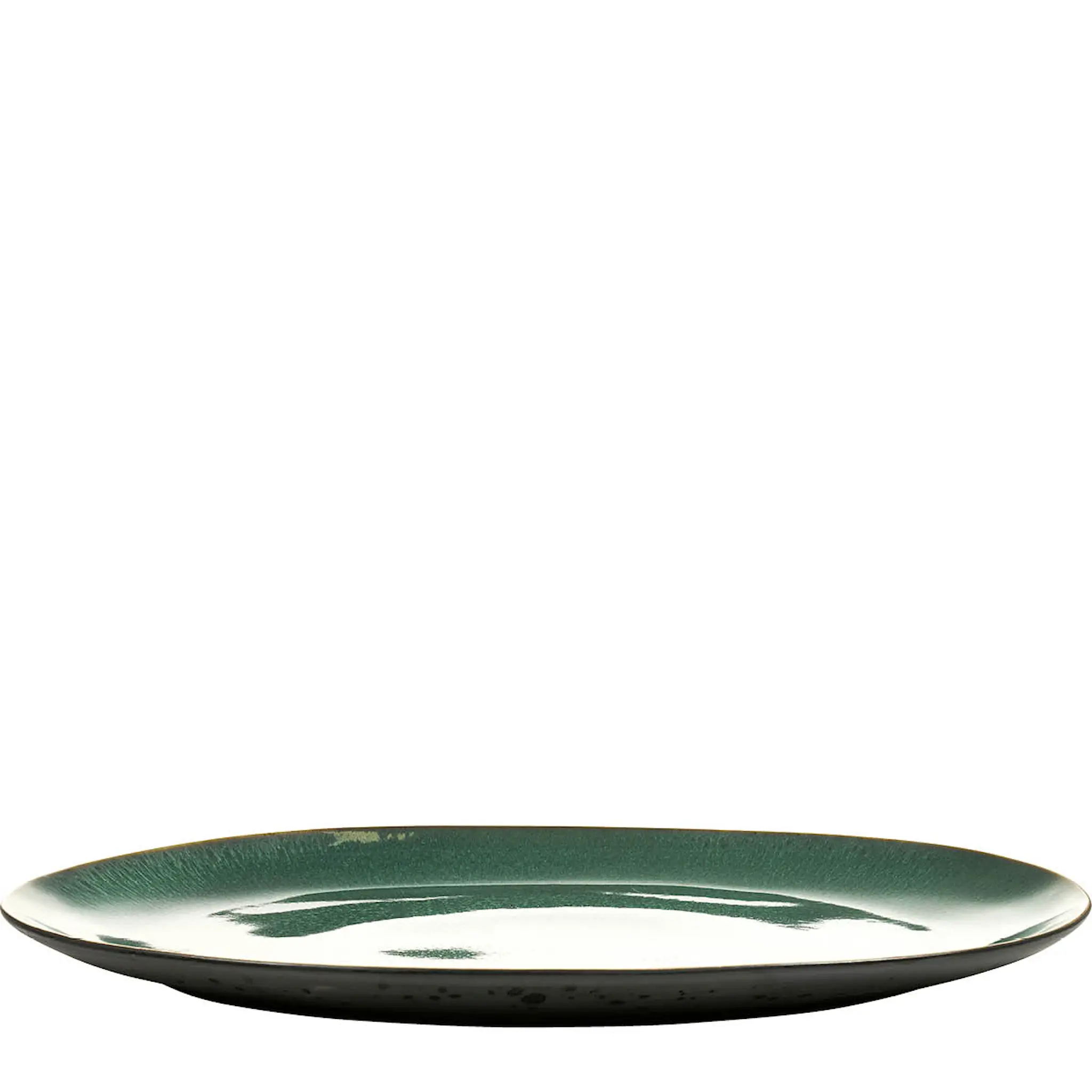 Bitz Fat ovalt 45x34 cm mørkegrønn hover