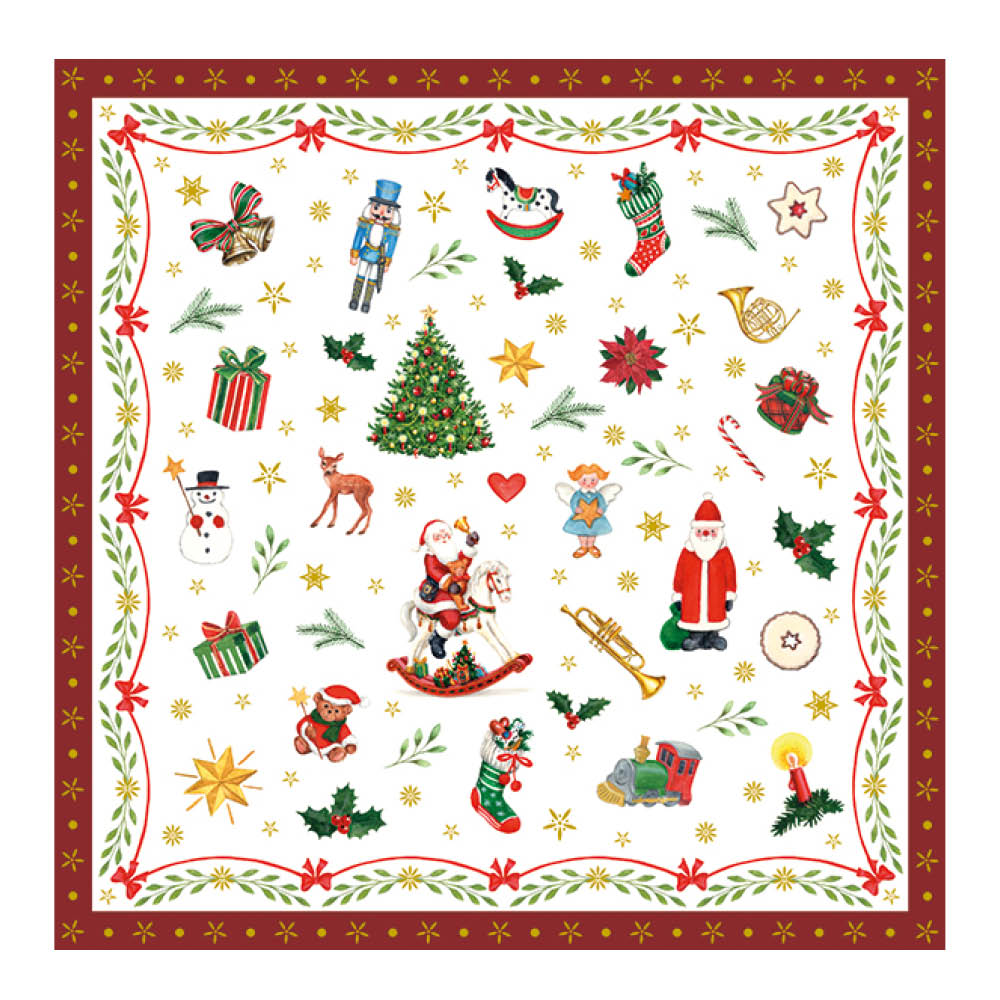 Ambiente - Servetti 33x33 cm 20 kpl Ornaments All Over