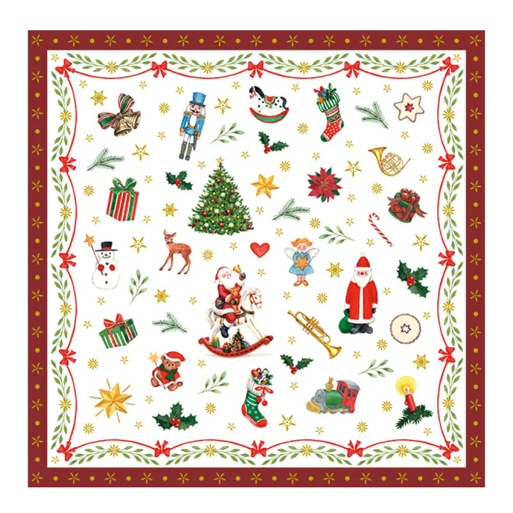 Lautasliina 33x33 cm 20 kpl Ornaments All Over