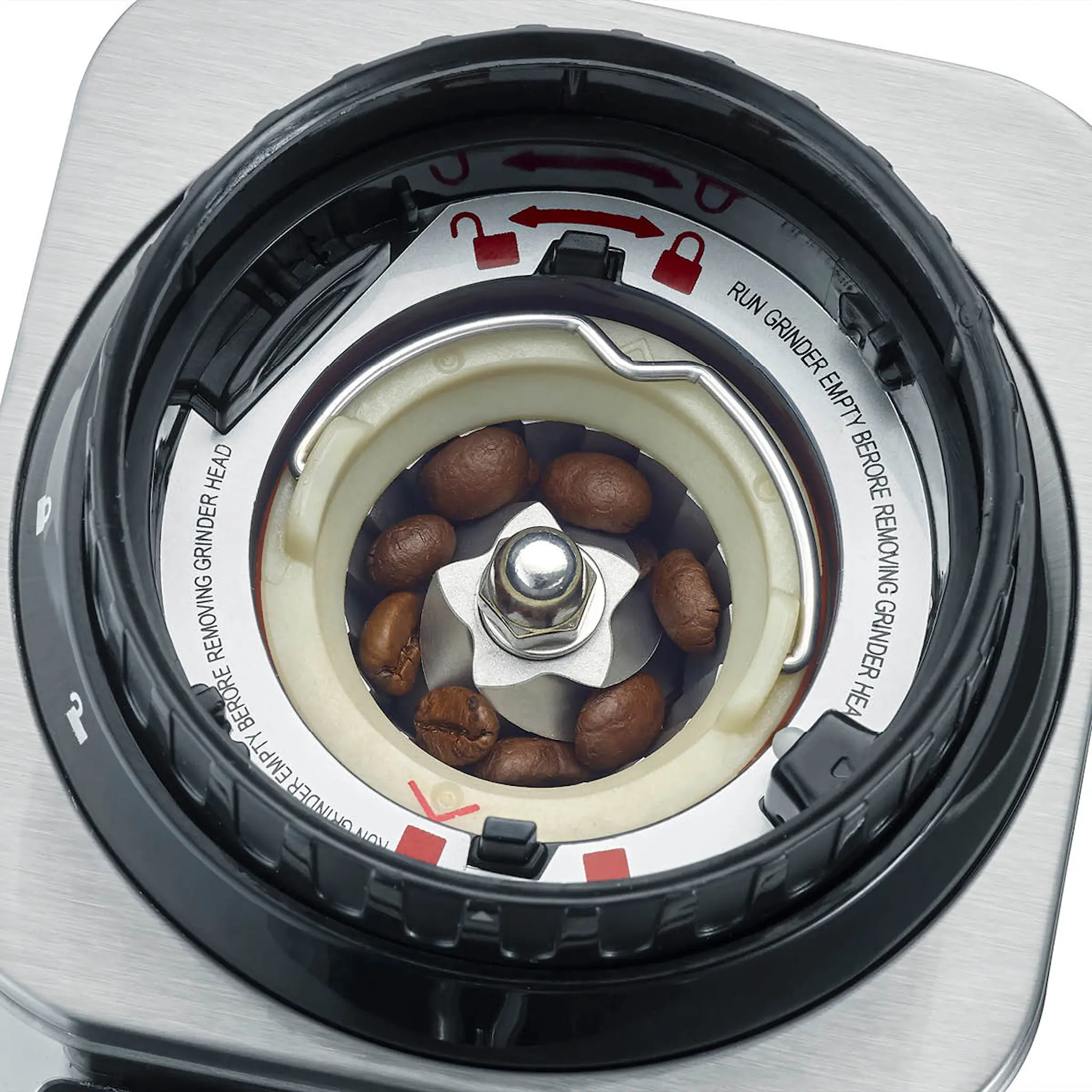 Caso Barista Chef Inox kaffekvern sølv