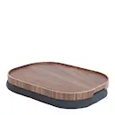 Valnöt/grå salt & pepper